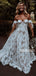 Lovely Sweetheart A-line Simple Lace Long Wedding Dresses, WG211