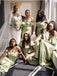 Mismatched Off-shoulder Sweetheart Mermaid Elegant Simple Pretty Long Bridesmaid Dresses,SWE1319