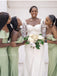 Mismatched Off-shoulder Sweetheart Mermaid Elegant Simple Pretty Long Bridesmaid Dresses,SWE1319