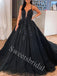 Elegant V-neck Spaghetti straps A-line Prom Dresses,SW1878