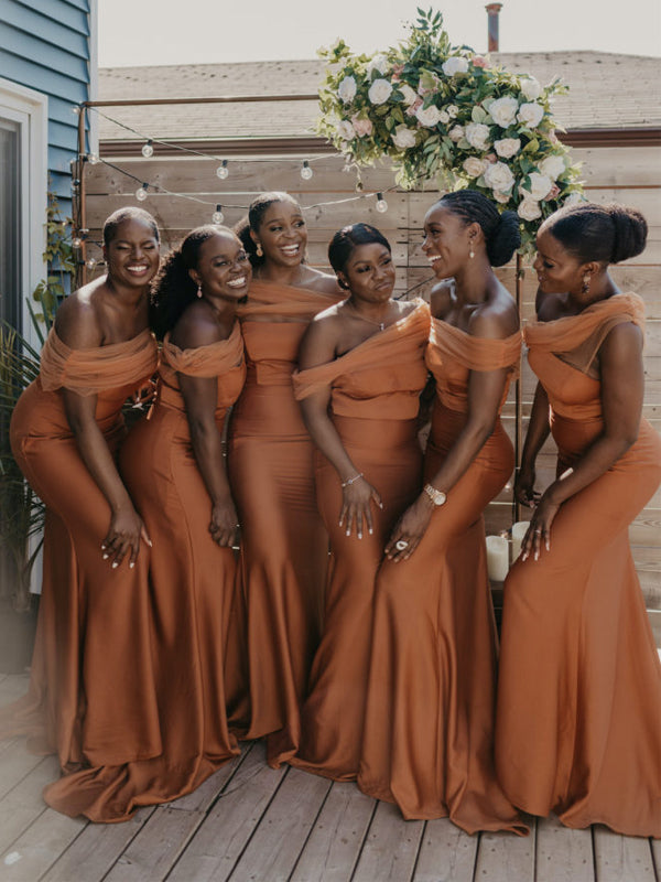 Chocolate Brown Bridesmaid Dresses Cheap