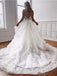 Sexy V-neck Spaghetti straps A-line Lace applique Wedding Dresses,DB0309