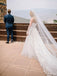 Elegant Strapless A-line Lace applique Wedding Dresses, DB0254