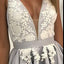 Elegant V Neck Sleeveless Lace Applique A Line Short Homecoming Dress, BTW156
