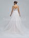 Elegant Spaghetti straps V-neck A-line Lace applique Wedding Dresses, DB0262