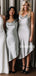Spaghetti Strap Knee Length Elegant Short Bridesmaid Dresses, SW1044