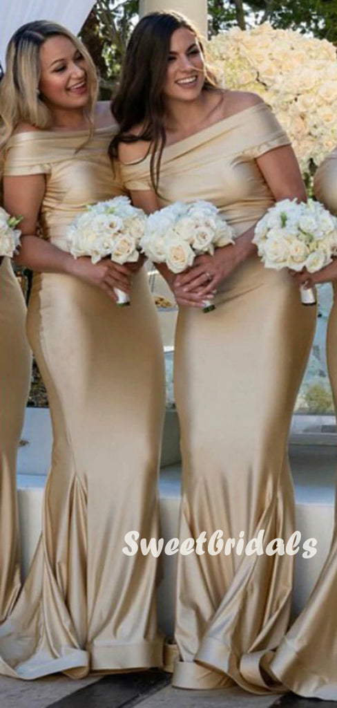 Charming Straight Mermaid Long Bridesmaid Dresses Online,SWE1203