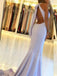 Sexy Halter Sleeveless Side slit Mermaid Prom Dresses,SW1845