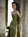Elegant Strapless Sleeveless A-line Long Prom Dress,SW1943