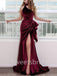 Sexy Halter Sleeveless Side slit Mermaid Prom Dresses  , SW1379