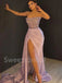 Elegant Sweetheart Side slit Sleeveless A-line Prom Dresses , SW1317