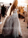 Elegant Sweetheart Sleeveless A-line lace applique Wedding Dresses,DB0282