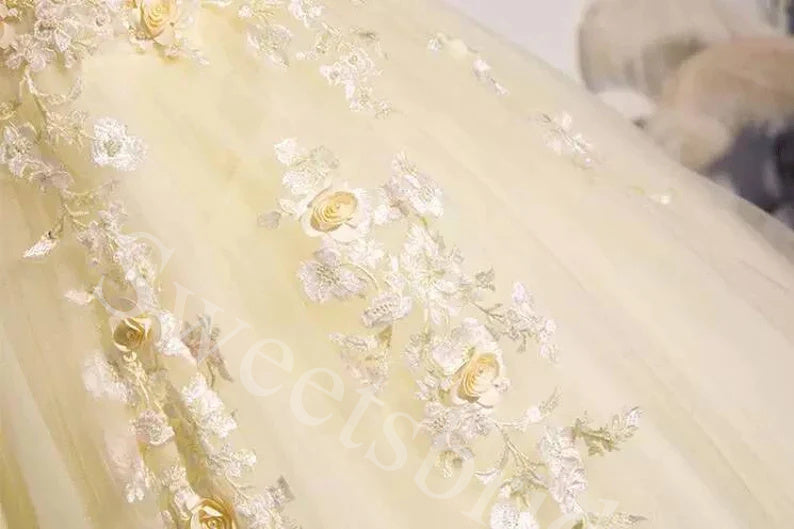 Elegant Long sleeves V-neck A-line Long Prom Dress,SW1940