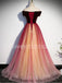 Elegant Sweetheart Off shoulder A-line Prom Dresses, SW1476