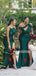 Mismatched Emerald Green Gold Mermaid Cheap Bridesmaid Dresses Online,SW1266