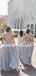 Charming V-neck Floor-length Party Dresses Long Bridesmaid Dresses, SW1119