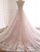 Elegant A Line Spaghetti Straps Sleeveless Long Wedding Dresses ,MD351