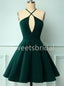 Sexy Halter A-line Short Homecoming Dresses, BTW333