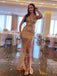 Sexy Sweetheart Sleeveless Side slit Mermaid Prom Dresses ,SW1325