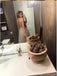 Sexy V-neck Side slit A-line Prom Dresses,SW1839