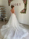 Sexy V-neck Long sleeves Mermaid Lace applique Wedding Dresses,DB0329