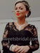 Elegant V-neck Long sleeves A-line Prom Dresses, SW1511