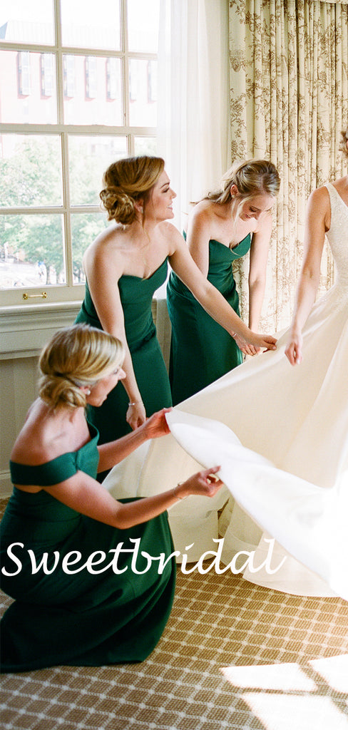 Charming Sweetheart Floor-length Long Bridesmaid Dresses, SW1121