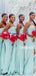 Elegant Sweetheart Mermaid Floor-length Long Bridesmaid Dresses, SW1074