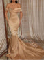Elegant Off shoulder Sweetheart Mermaid Prom Dresses,SW1791