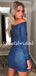 Simple Straight Long Sleeve Mini Short Homecoming Dresses, BTW303