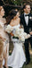 Pretty Straight Mermaid With Train Long Wedding Dresses Evening Dresses, WD1128