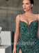 Sexy V-neck Spaghetti straps Side slit Mermaid Prom Dresses ,SW1351