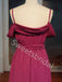 Elegant Off shoulder Sweetheart A-line Prom Dresses,SW1744