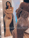 Elegant Off shoulder V-neck Mermaid Prom Dresses, SW1519