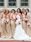 Charming Sweetheart Floor-length Sleeveless Long Bridesmaid Dresses, SW1122