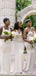 Sexy V-neck Mermaid Long Bridesmaid Dresses Online, SW1228