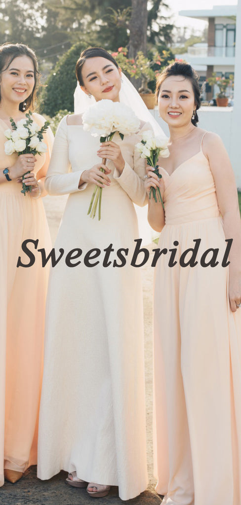 Pretty Vintage Long Sleeve Long Wedding Dresses Evening Dresses, WD1137