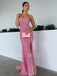 Elegant Sweetheart Sleeveless Side slit Mermaid Prom Dresses , SW1314