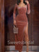 Elegant Square Long sleeves Side slit Mermaid  Prom Dresses,  SW1415