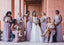 Mismatched One shoulder Sleeveless Elegant Simple Long Sheath Dressess, SWE1375