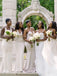 Sexy V-neck Mermaid Long Bridesmaid Dresses Online, SW1228