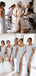 Mismatched Charming Side Slit Long Bridesmaid Dresses Online, SW1219