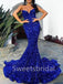 Sexy Sleeveless Sweetheart Mermaid Prom Dresses, SW1432