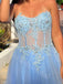 Elegant Sweetheart Sleeveless A-line Prom Dresses,SW1836