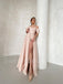 Elegant Sweetheart Off-shoulder Side slit A-line Prom Dresses ,SW1329