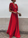 Grey Chiffon V Neck A Line Long Bridesmaid Prom Dresses DPB3107