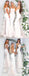 Mismatched Lace Appliuqe Elastic Satin Mermaid Bridesmaid Dresses,DB124