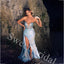 Sexy Sweetheart Sleeveless Side slit Sheath Long Prom Dress,SW1974