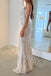Sexy V-neck Sleeveless Off shoulder Mermaid Long Prom Dress,SW1975