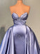 Elegant V-neck sleeveless Long A-line Prom Dresses,SW1607